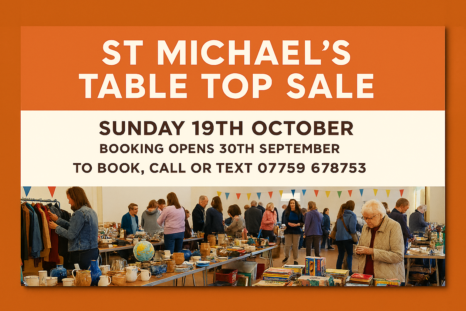 St Michael’s Table Top Sale