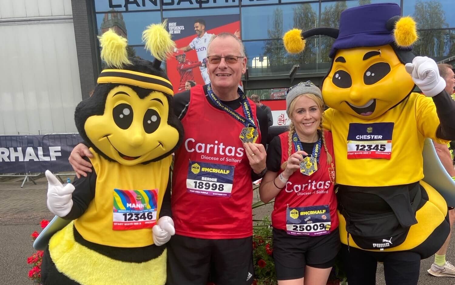 Supporting Bernie’s Run for Caritas